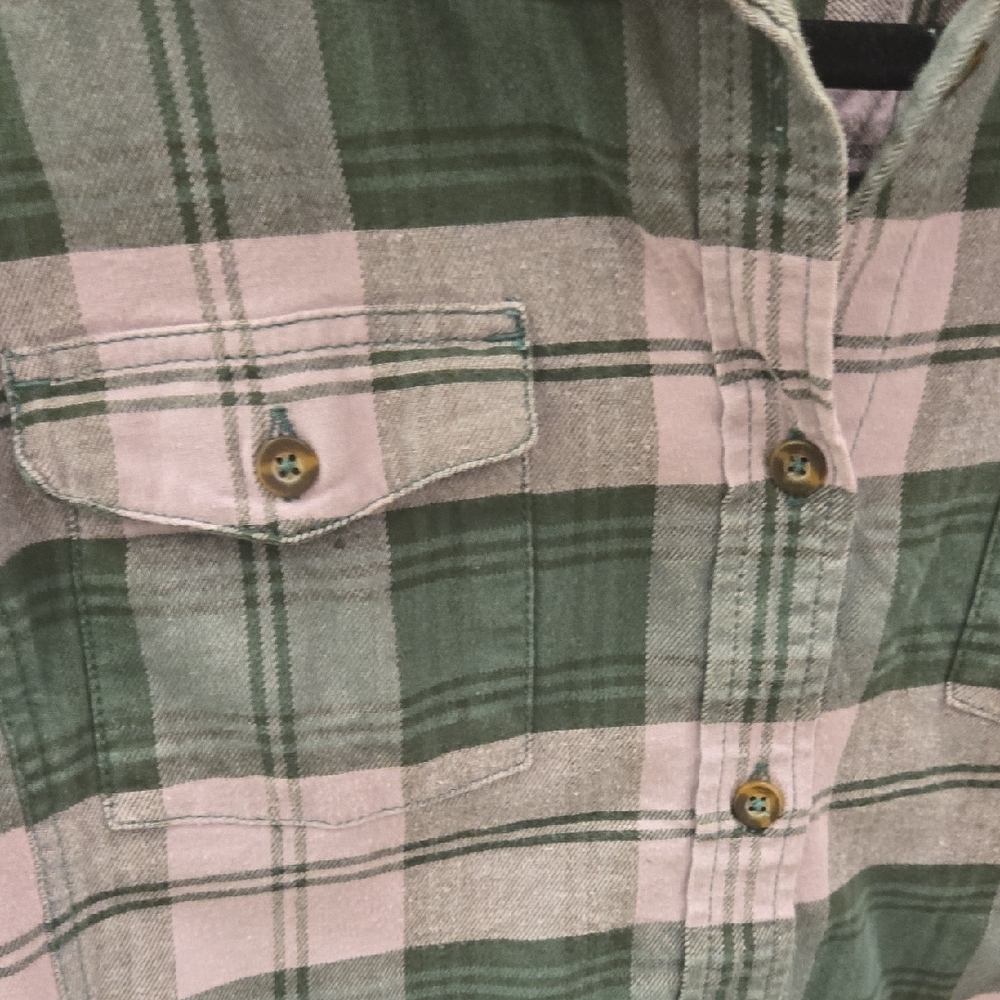 Carhartt Green and White Plaid Shirt - Picture 4 of 9
